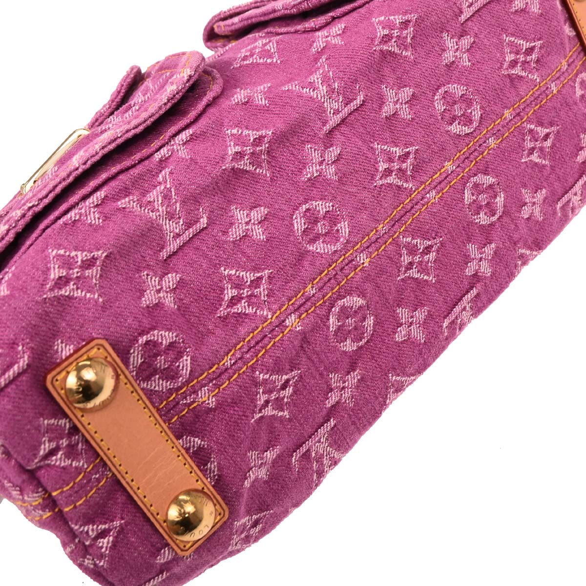Louis Vuitton Pink Monogram Denim Baggy PM Shoulder Bag M95212