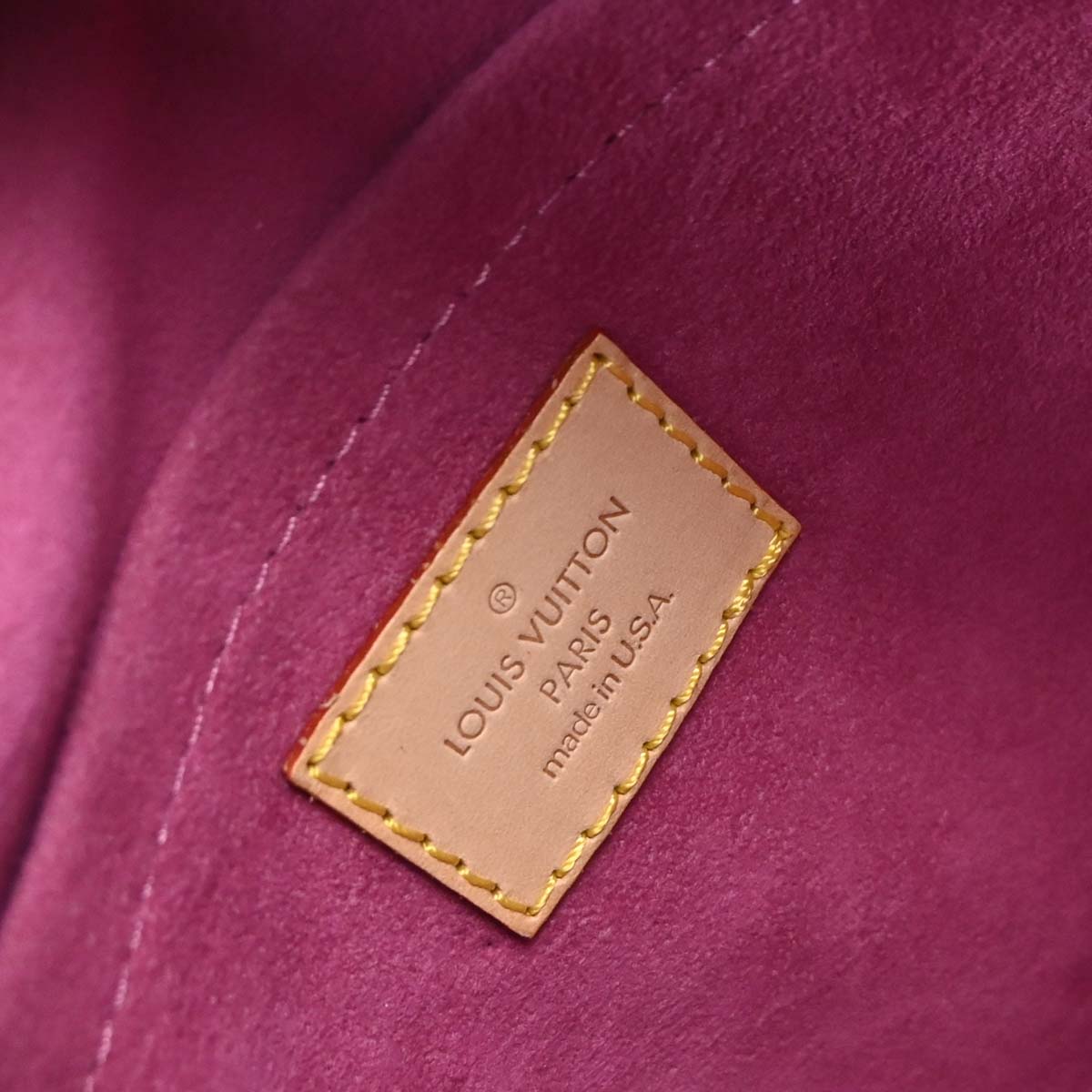Louis Vuitton Pink Monogram Denim Baggy PM Shoulder Bag M95212