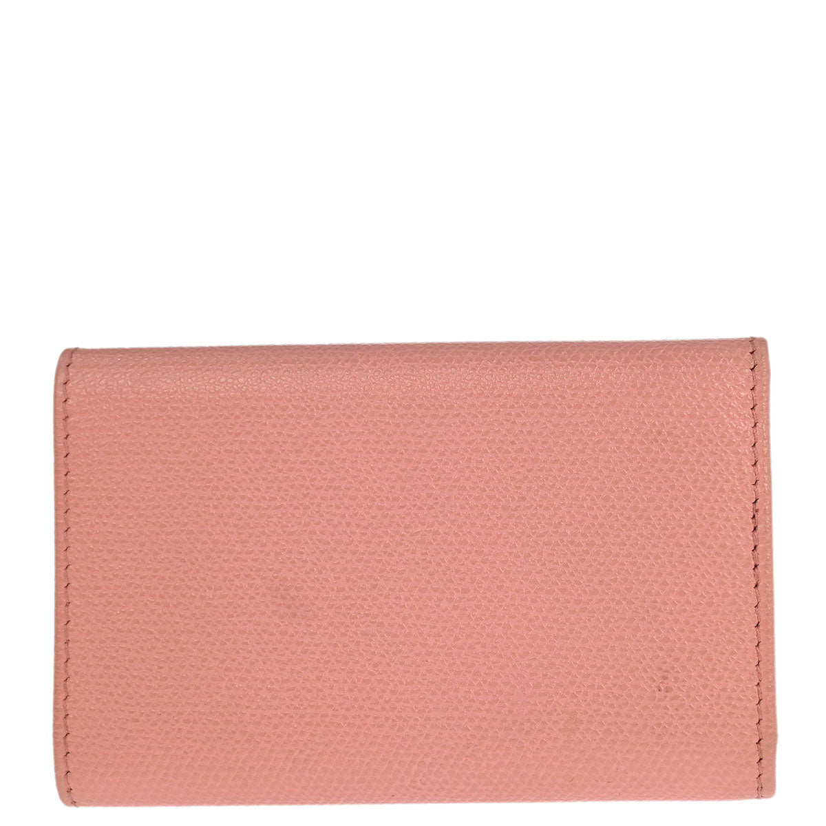 Chanel 2003-2004 Pink Calfskin Key Case Small Good