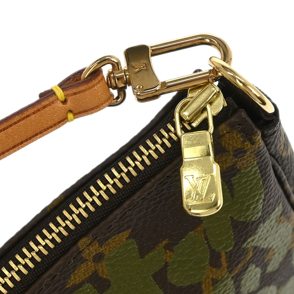Louis Vuitton khaki Graffiti Pochette Accessoires Handbag M92191