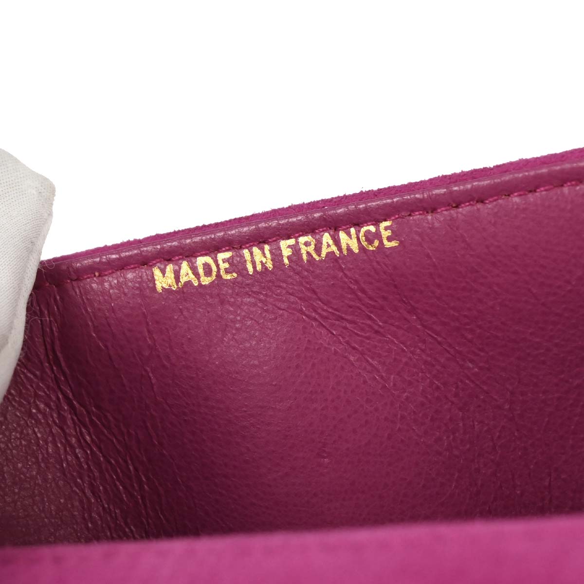 Chanel 1991-1994 Pink Suede Mademoiselle Top Handle Handbag