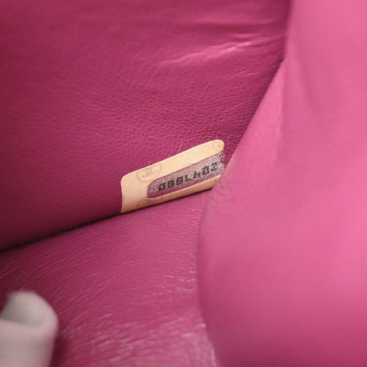 Chanel 1991-1994 Pink Suede Mademoiselle Top Handle Handbag