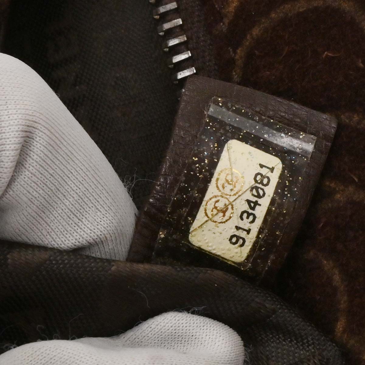 Chanel Brown Suede Camellia Shoulder Bag