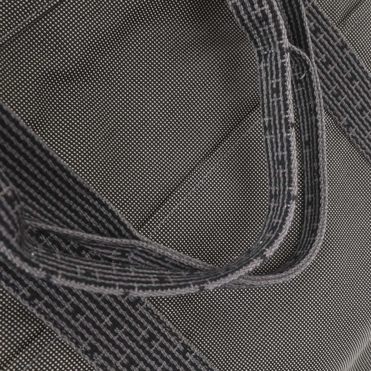 Hermes Gray Canvas Herline Tote TGM Handbag