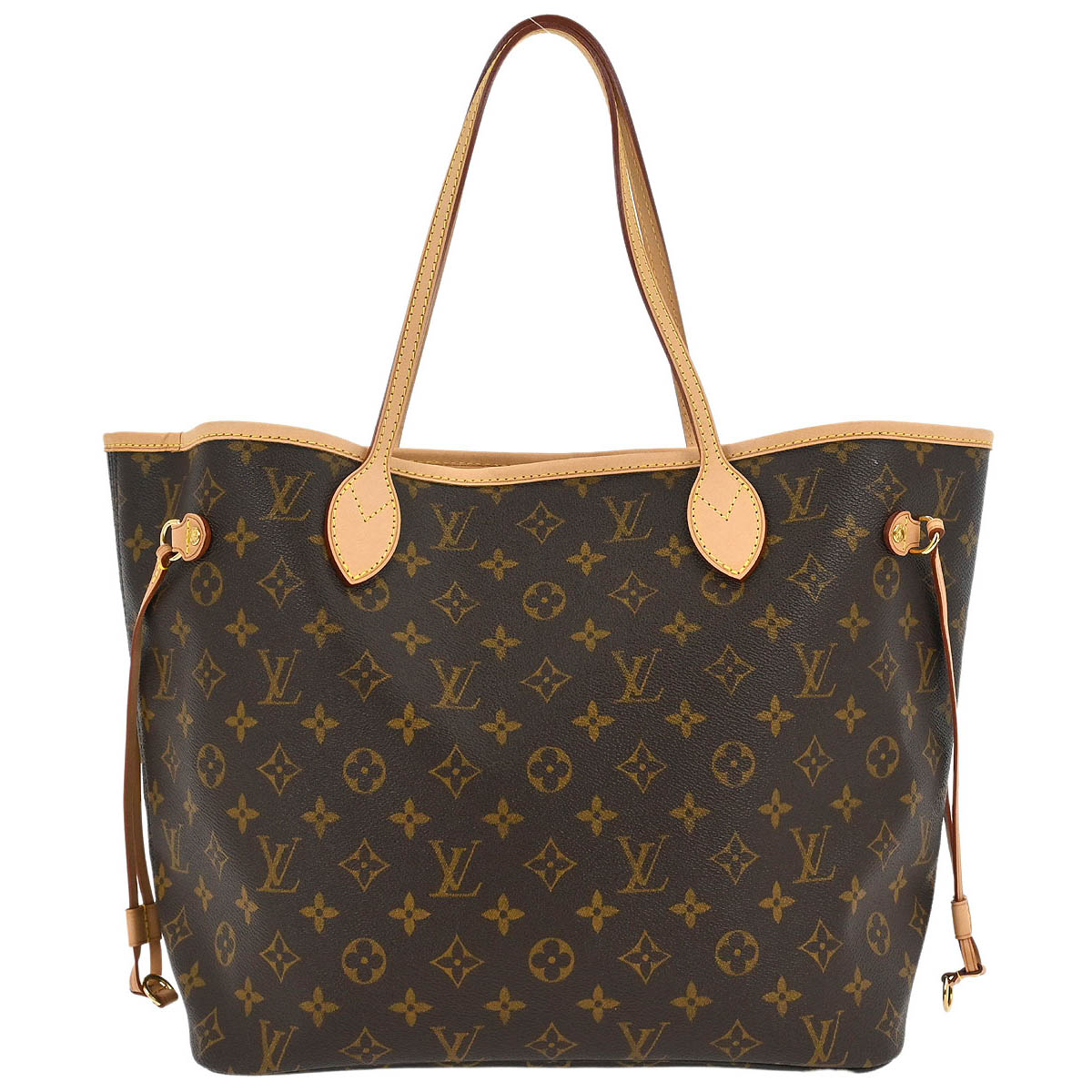 Louis Vuitton Monogram Neverfull MM Shoulder Tote Bag M40156