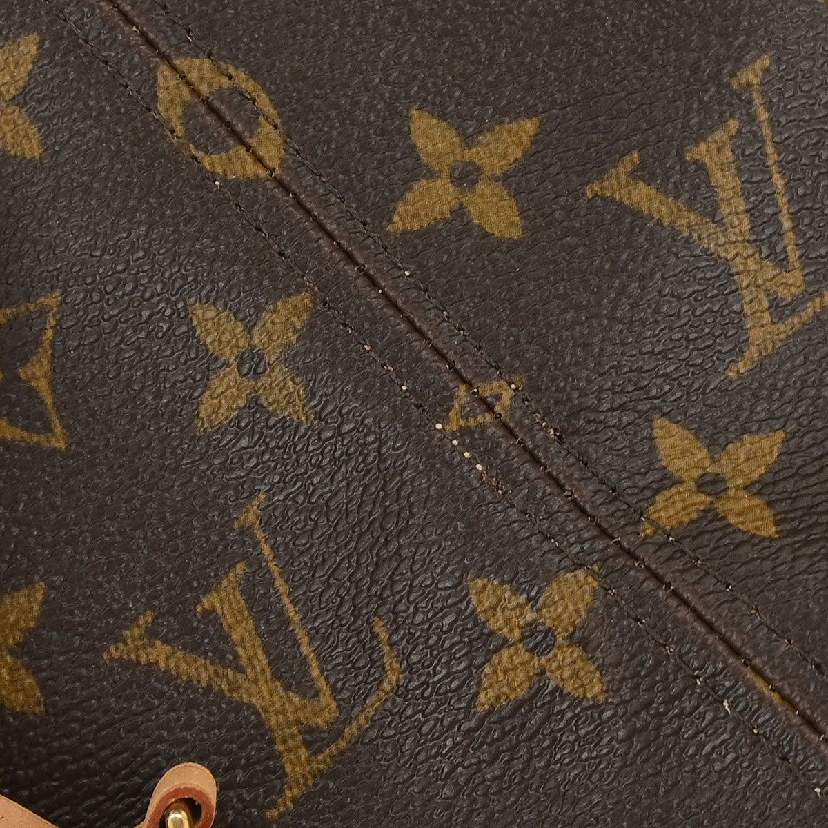 Louis Vuitton Monogram Neverfull MM Shoulder Tote Bag M40156
