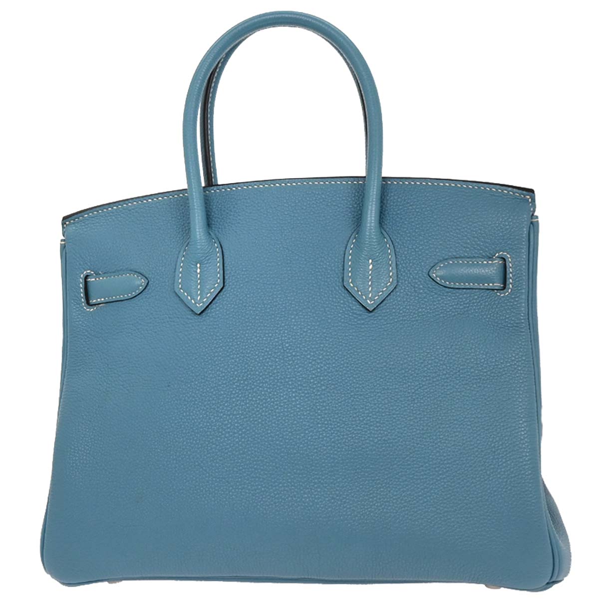 Hermes Blue Jean Togo Birkin 30 Handbag