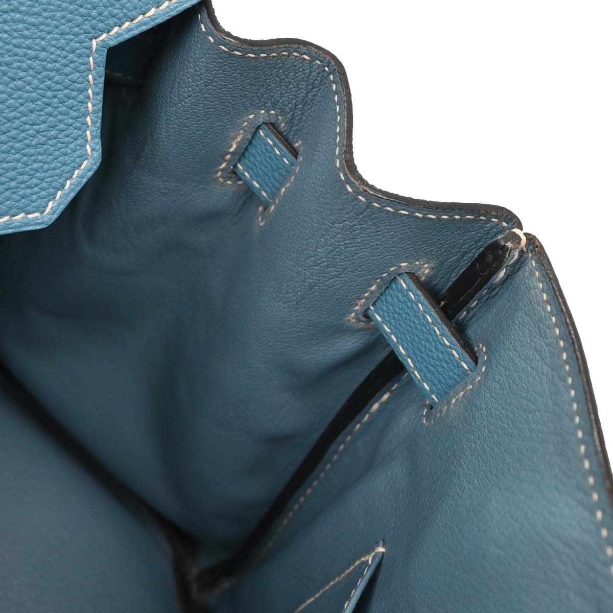 Hermes Blue Jean Togo Birkin 30 Handbag