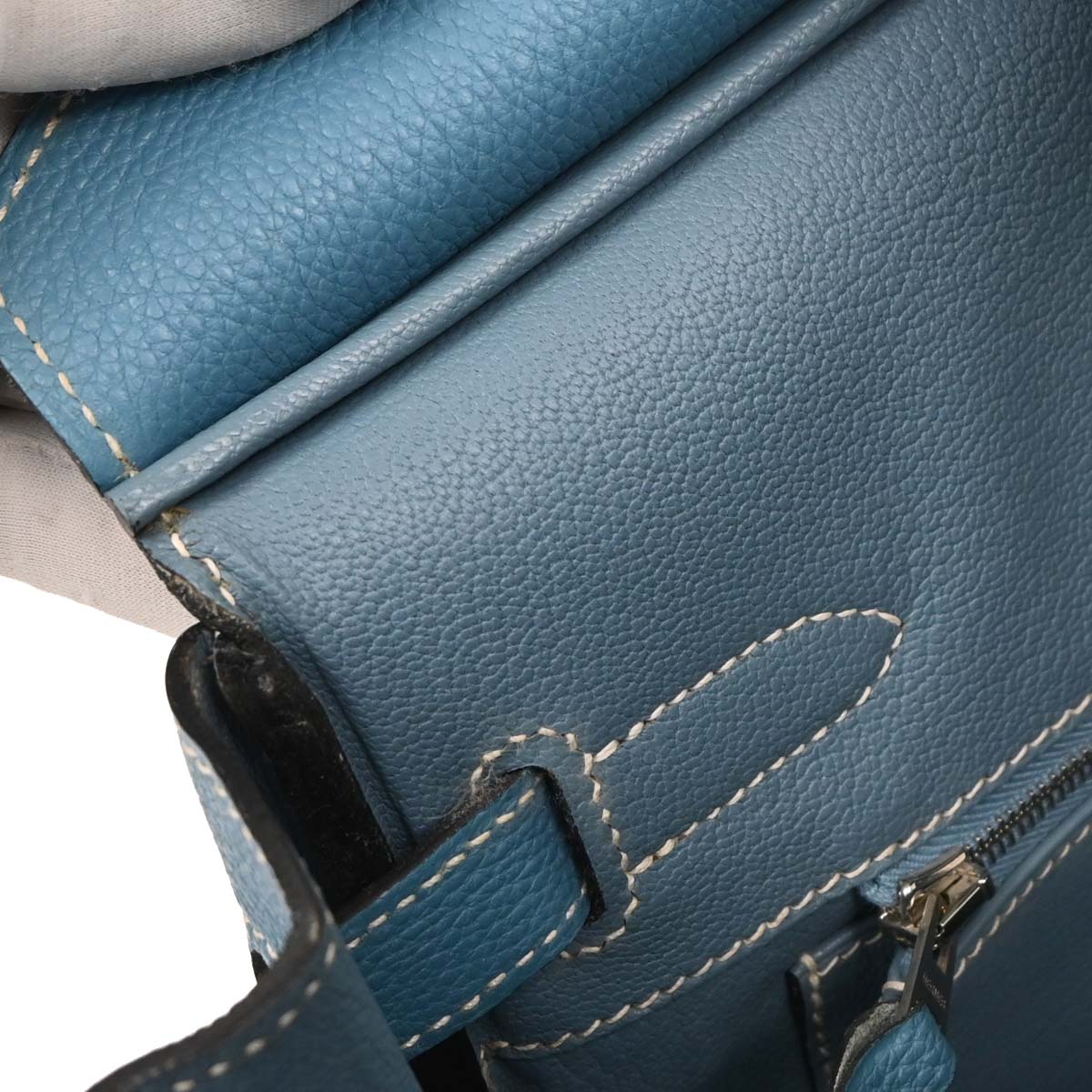 Hermes Blue Jean Togo Birkin 30 Handbag