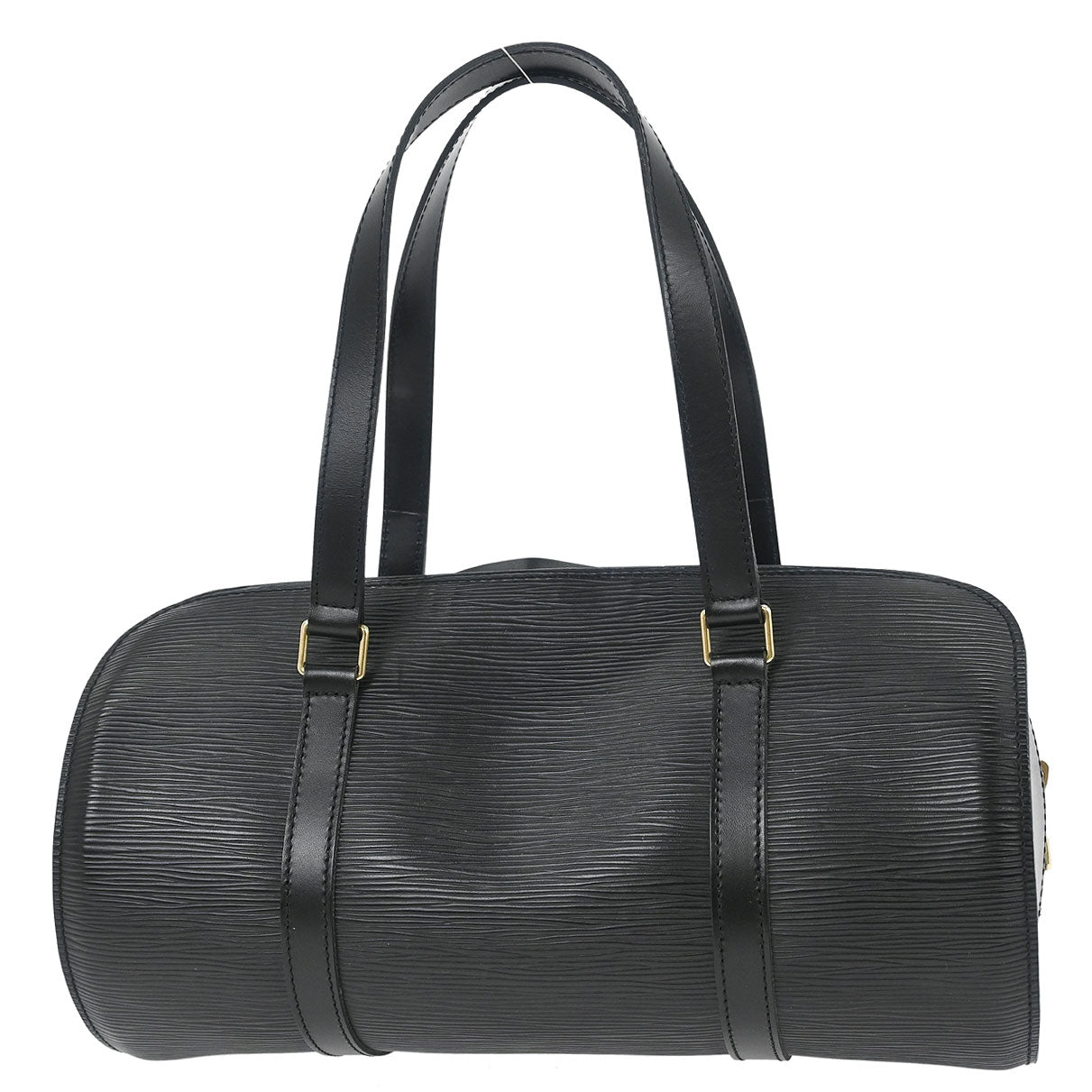 Louis Vuitton Black Epi Soufflot Handbag M52862
