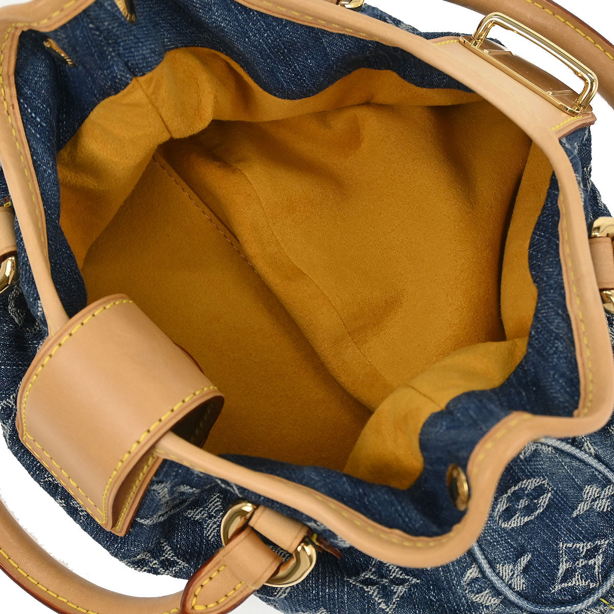 Louis Vuitton Blue Monogram Denim Pleaty Handbag M95020