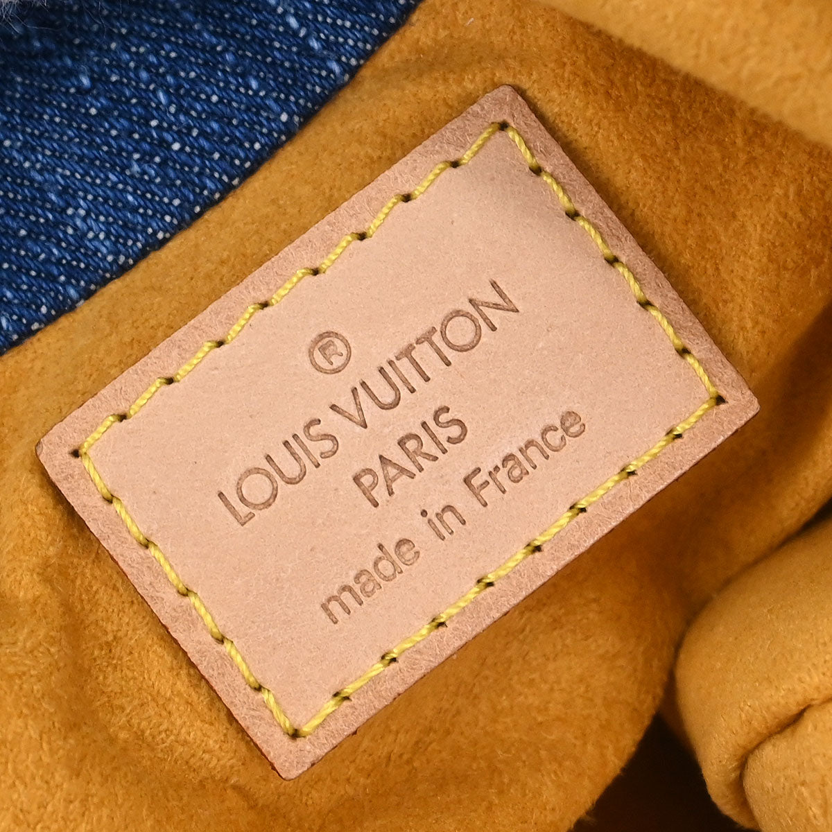 Louis Vuitton Blue Monogram Denim Pleaty Handbag M95020