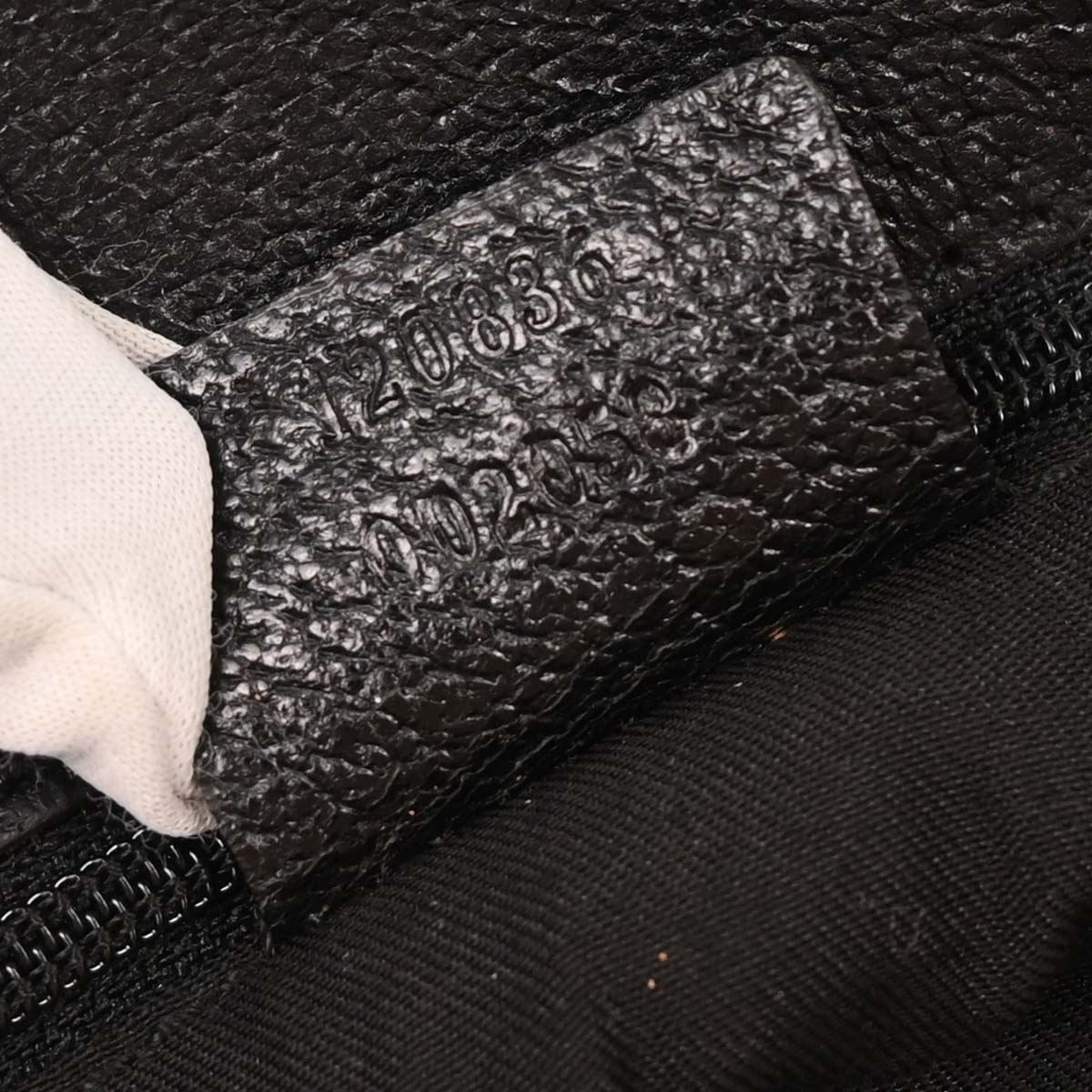 Gucci Black Canvas GG Tote Handbag