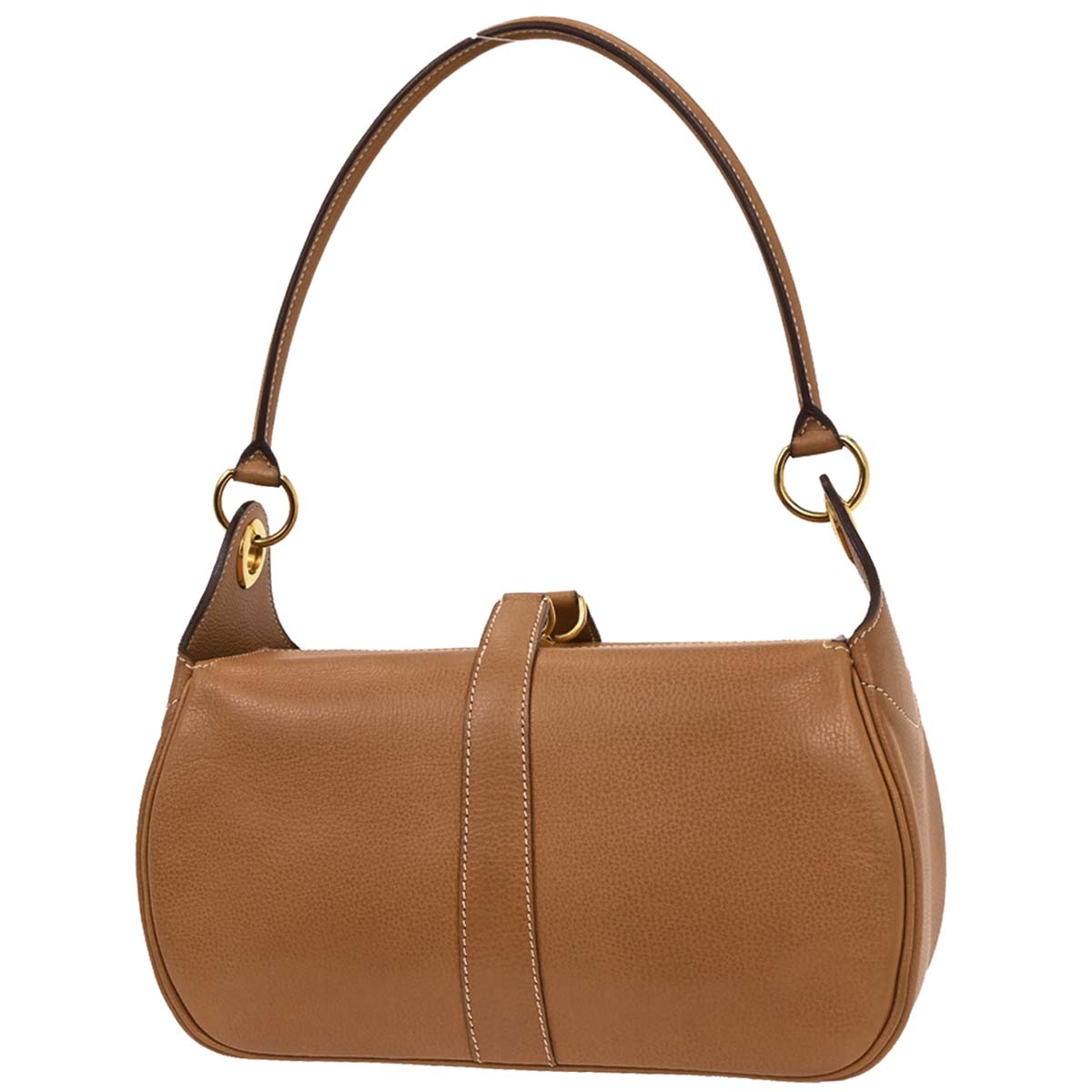 Hermes Gold Vache Liegee Rugby Handbag
