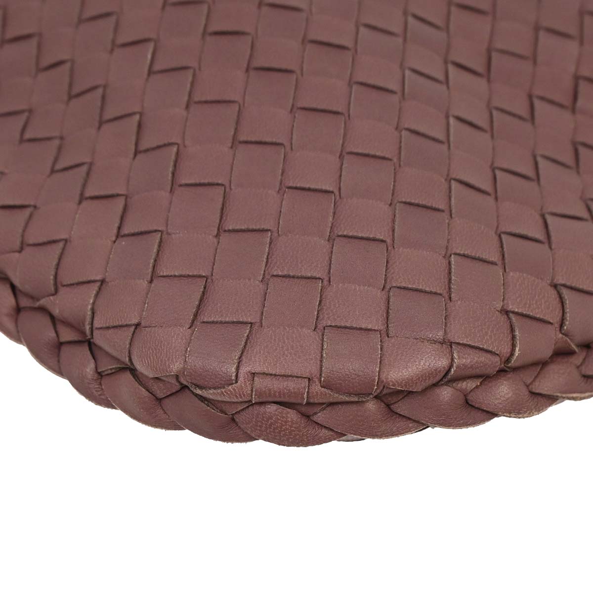Bottega Veneta Purple Intrecciato Hobo Handbag