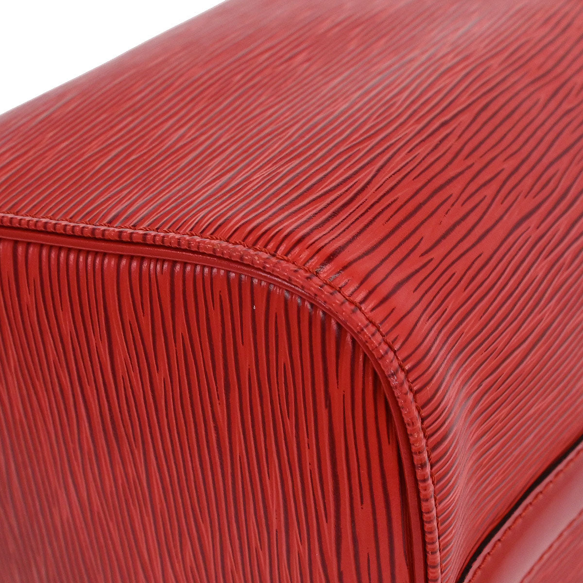 Louis Vuitton Red Epi Speedy 25 Handbag M43017