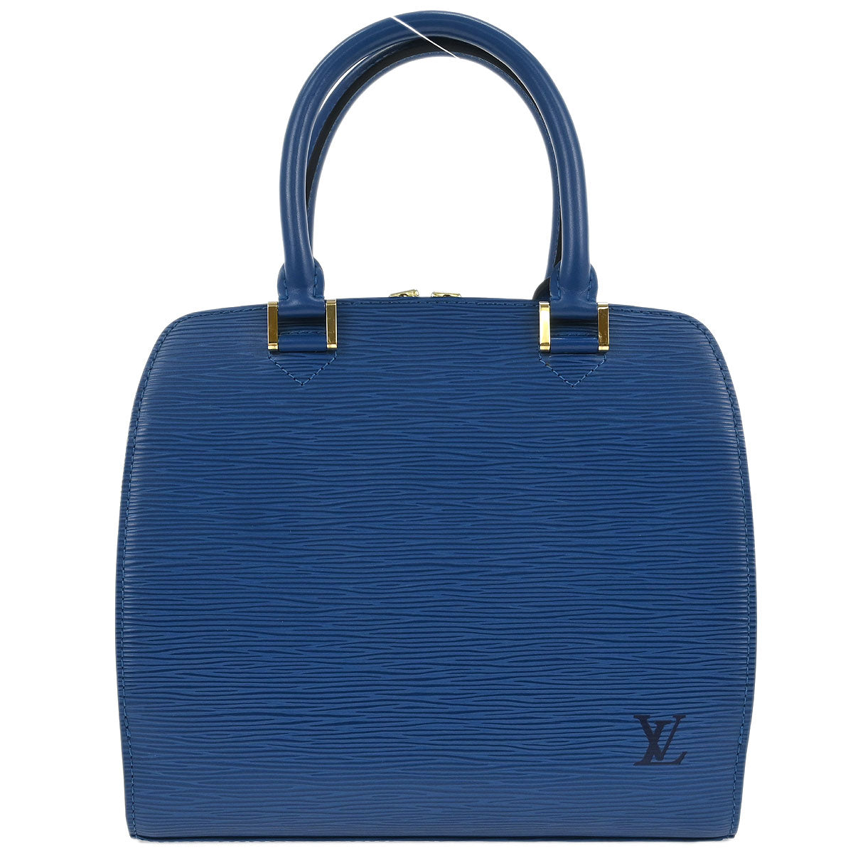 Louis Vuitton Blue Epi Pont Neuf Handbag M52055