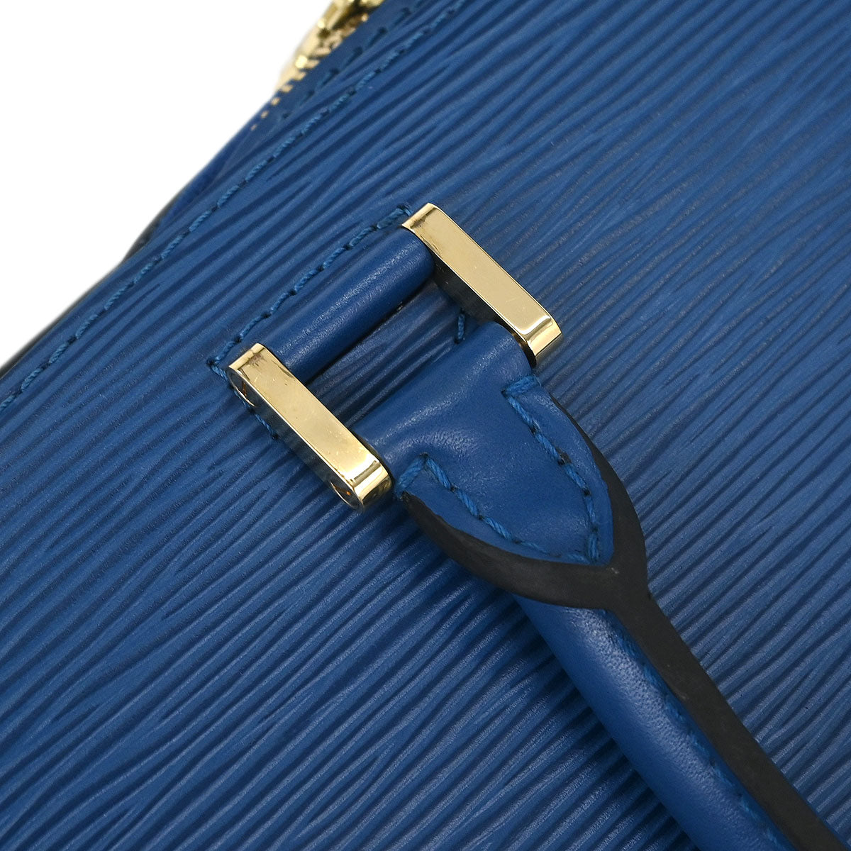 Louis Vuitton Blue Epi Pont Neuf Handbag M52055