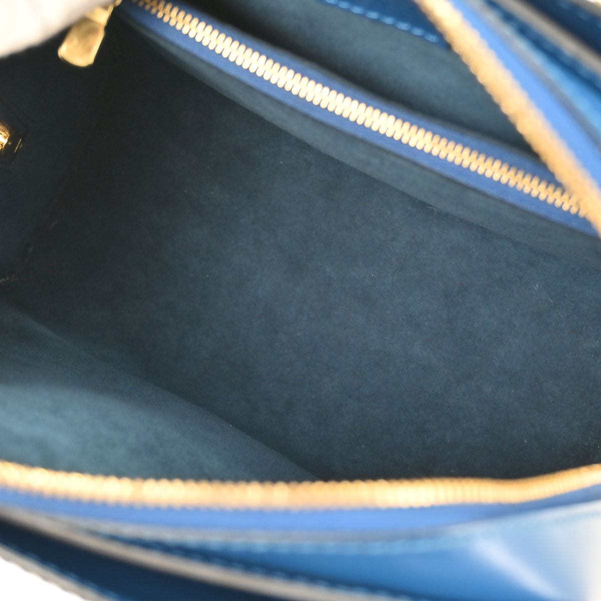 Louis Vuitton Blue Epi Pont Neuf Handbag M52055