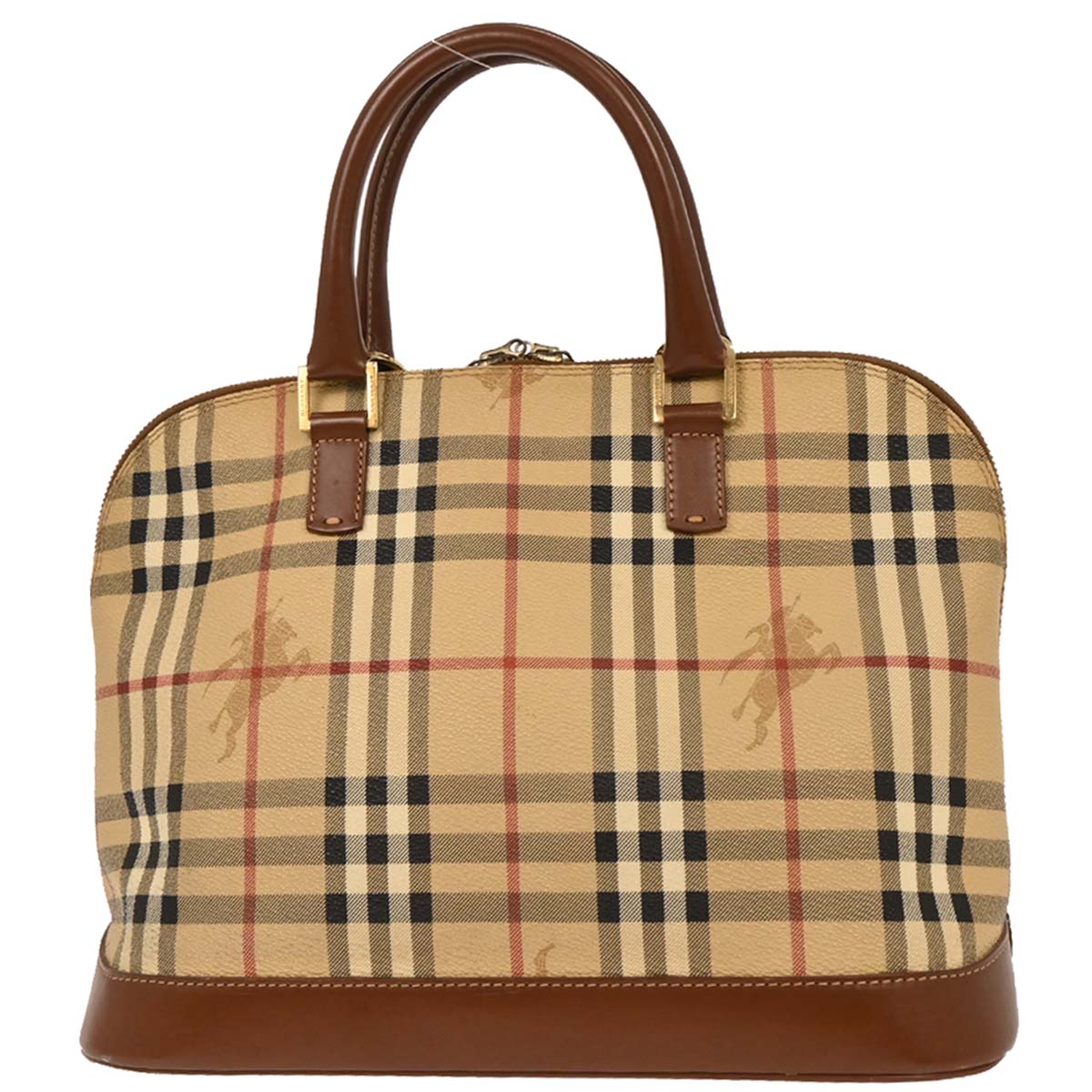 Burberry Beige PVC House Check Handbag