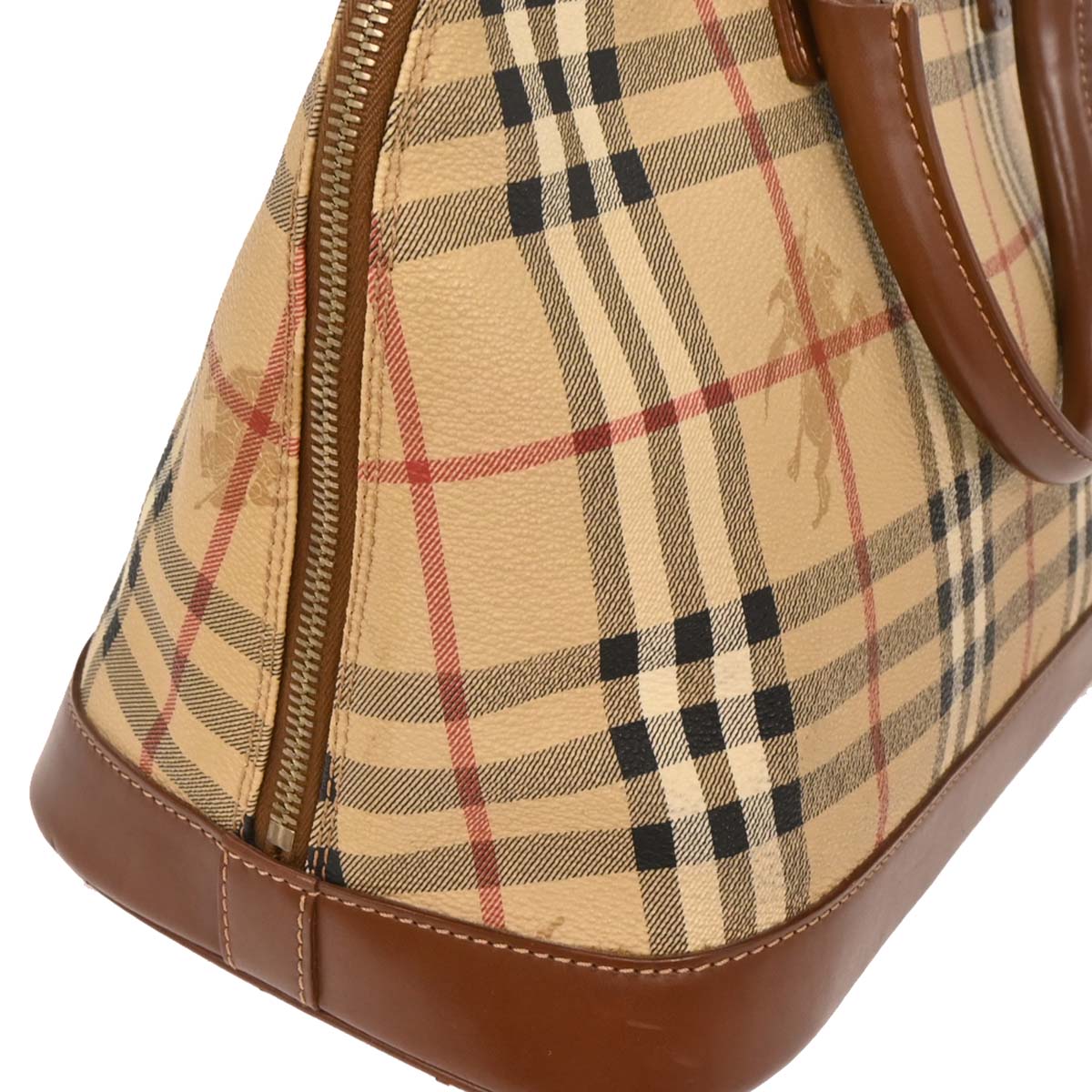Burberry Beige PVC House Check Handbag