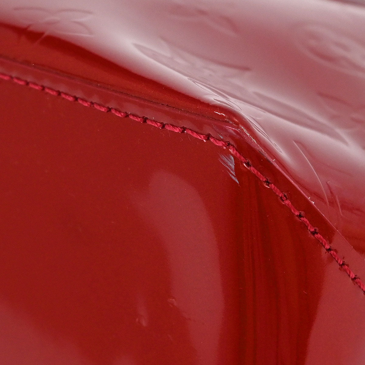 Louis Vuitton Red Monogram Vernis Wilshire PM Tote Bag M93642