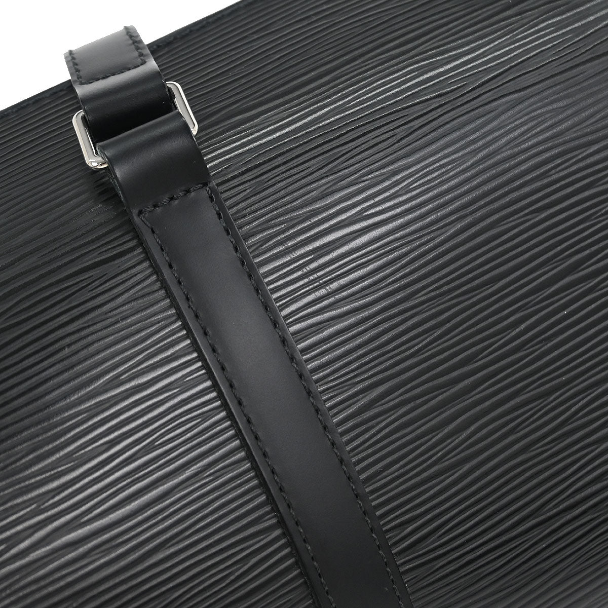 Louis Vuitton Black Epi Soufflot Handbag M52222