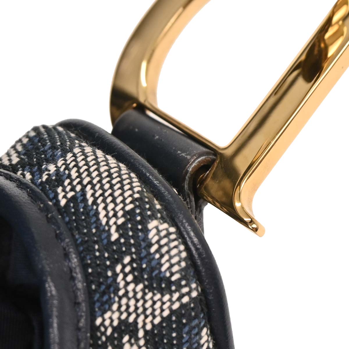 Christian Dior Navy Trotter Saddle Handbag