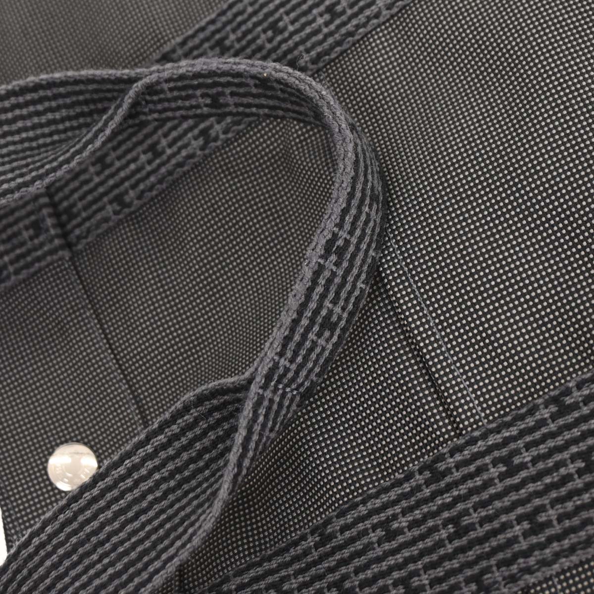 Hermes Gray Canvas Herline Tote GM Handbag