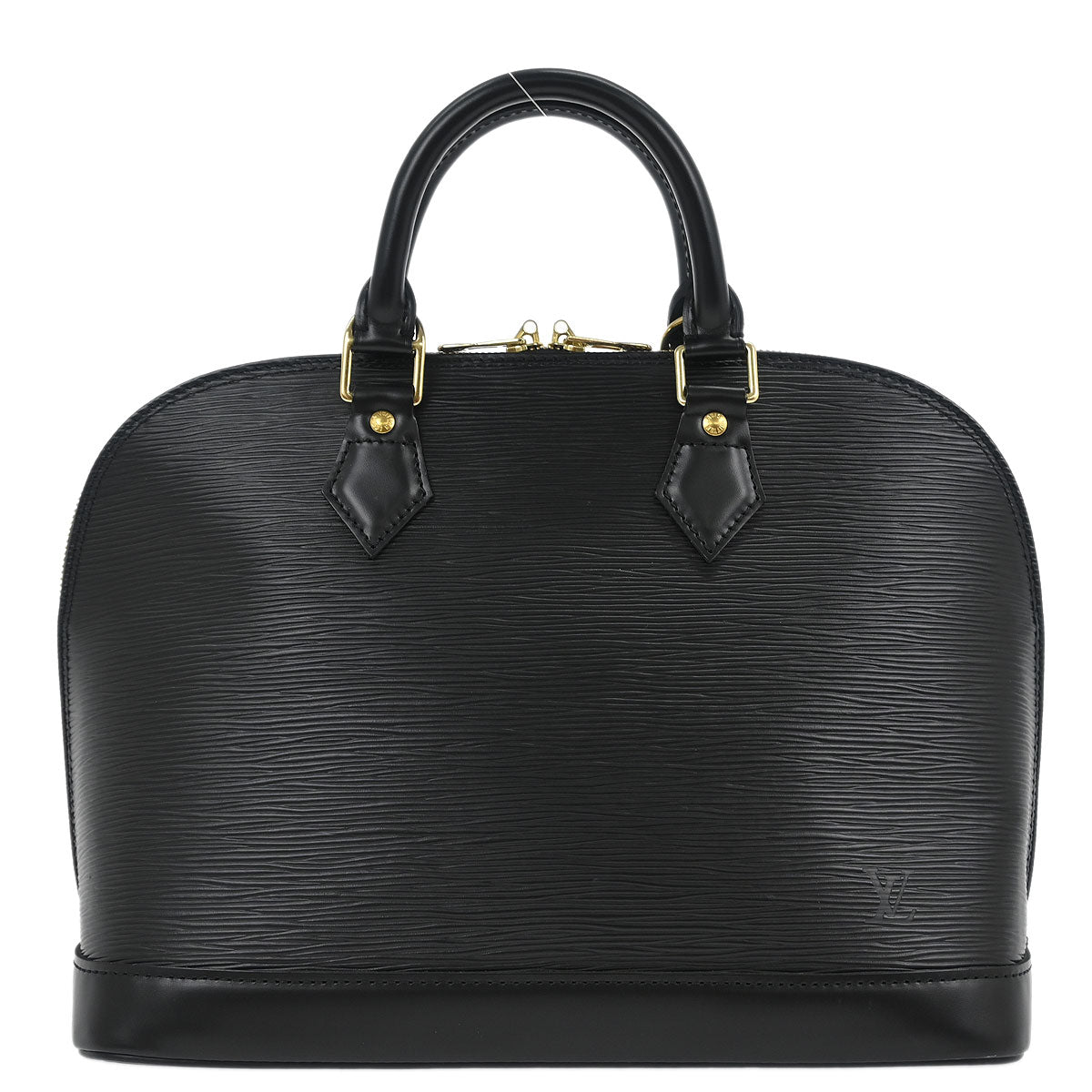 Louis Vuitton Black Epi Alma Handbag M52142