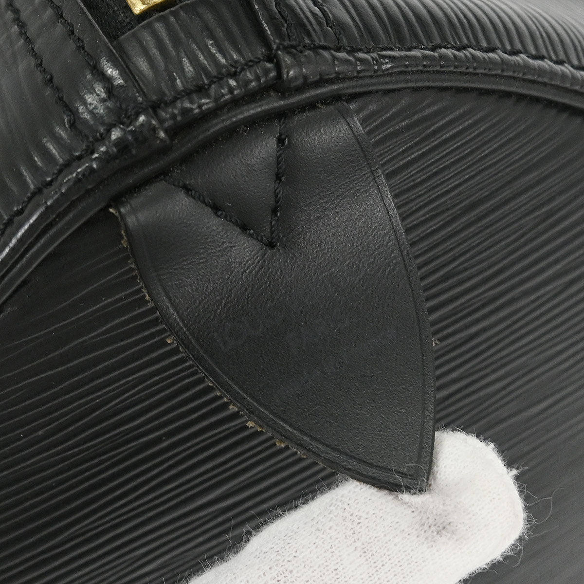 Louis Vuitton Black Epi Keepall 50 Travel Handbag M42962