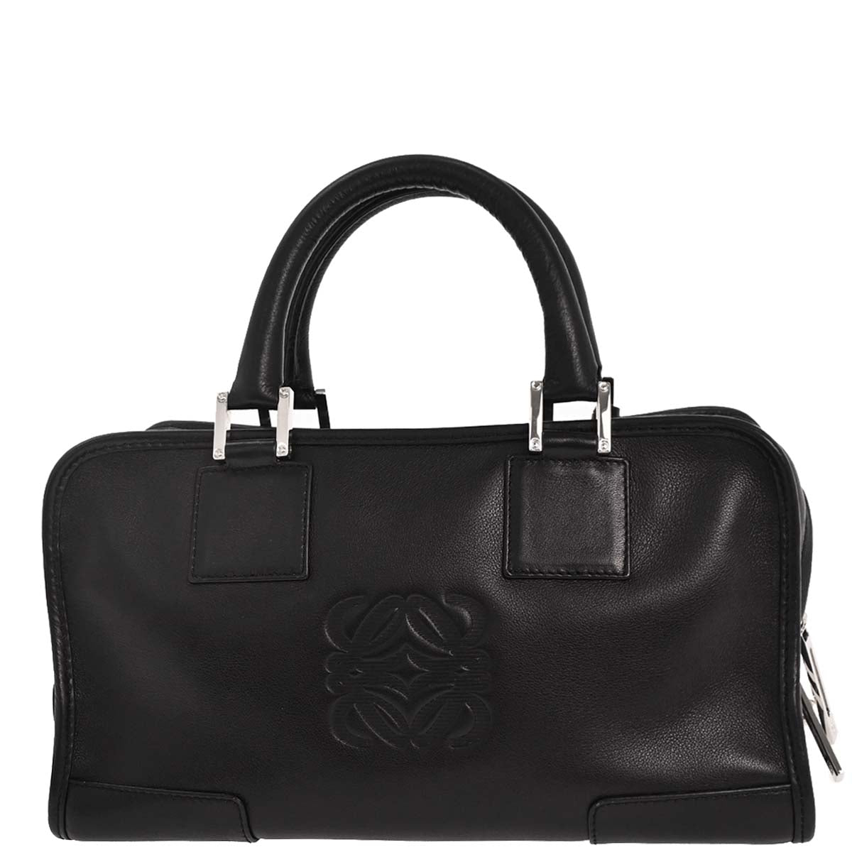 Loewe Black Leather Amazona 28 Handbag