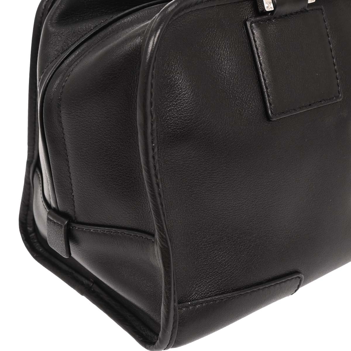 Loewe Black Leather Amazona 28 Handbag