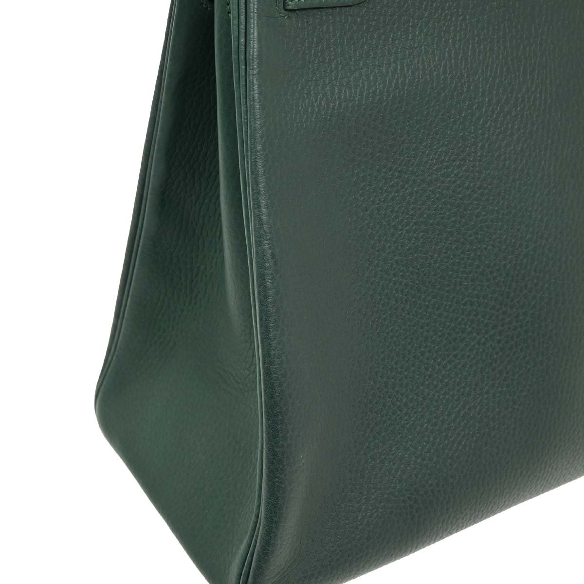Hermes Green Ardennes Kelly 40 Retourne Handbag