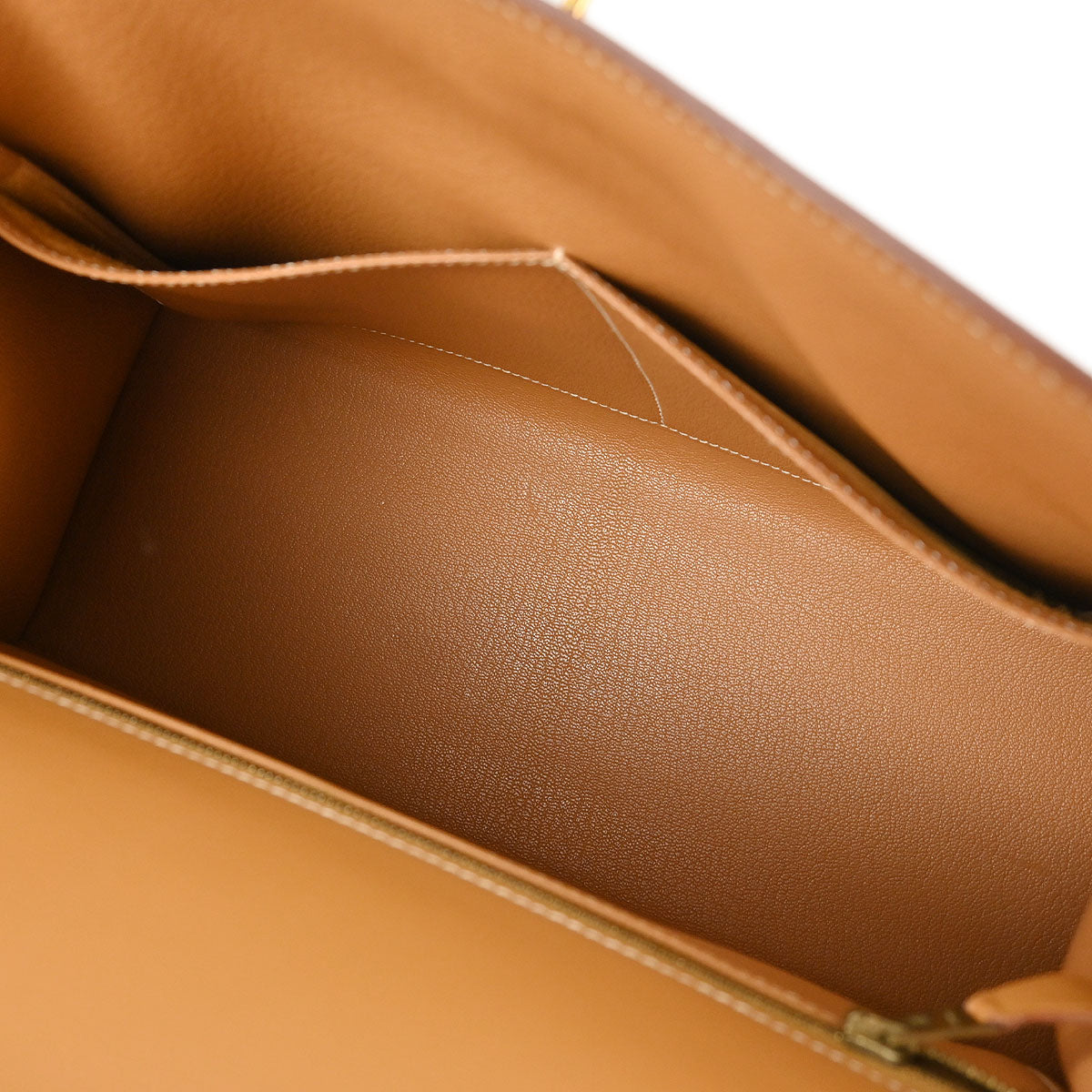 Hermes Natural Vache Kelly 32 Sellier Handbag