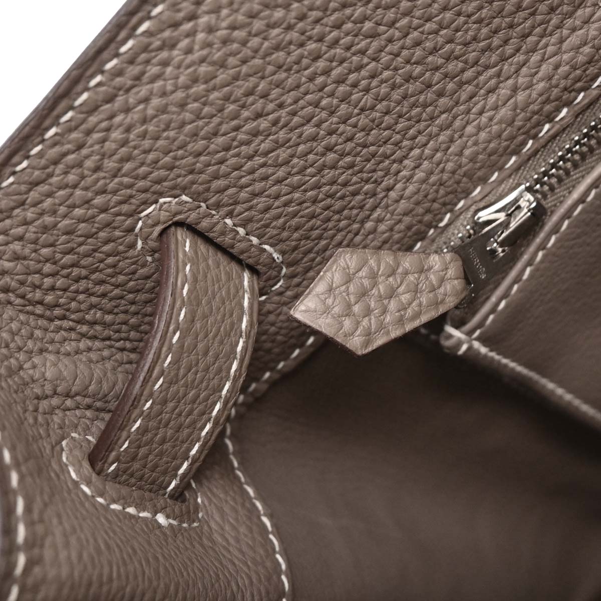 Hermes Etoupe Togo So Kelly 22 Shoulder Bag