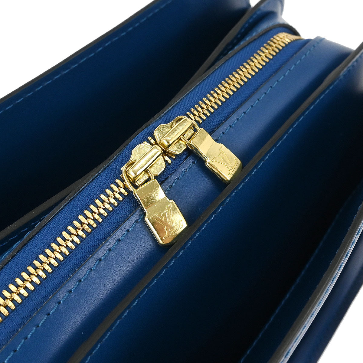 Louis Vuitton Blue Epi Pont Neuf Handbag M52055