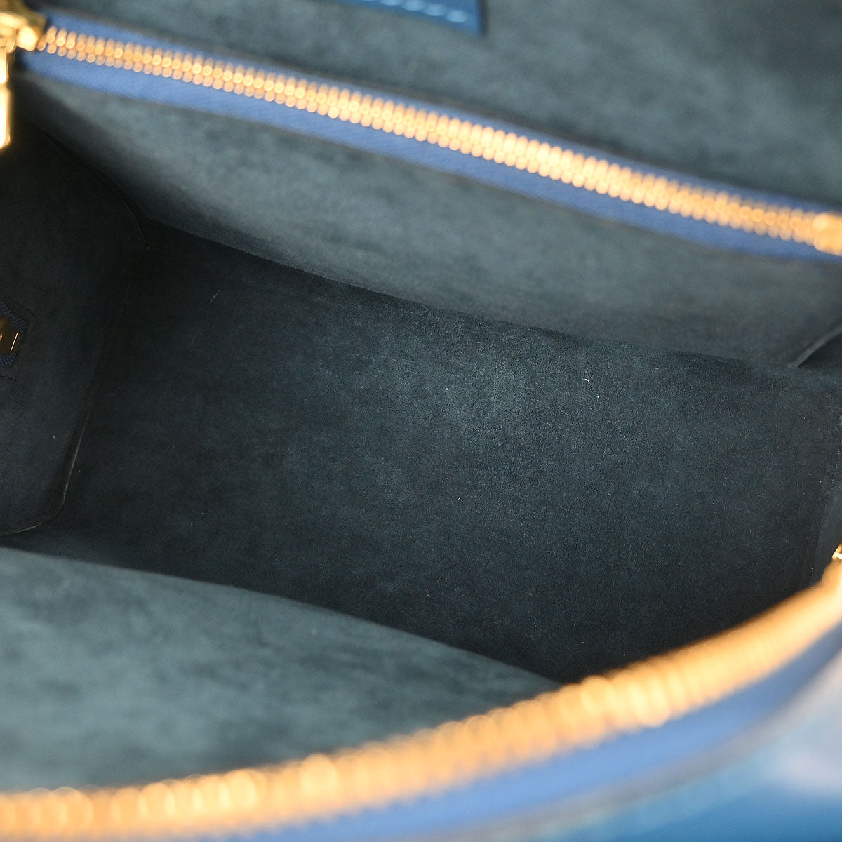 Louis Vuitton Blue Epi Pont Neuf Handbag M52055