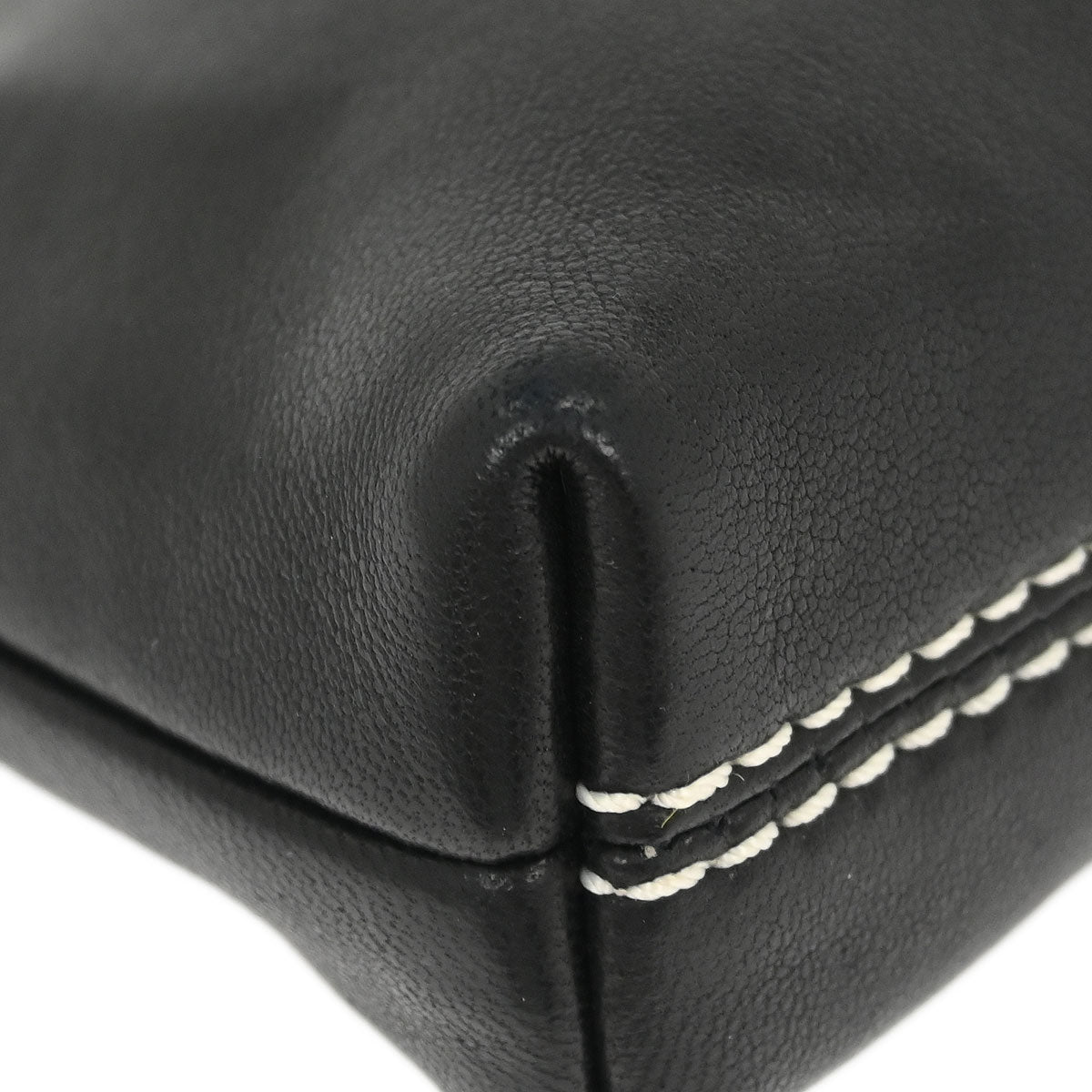Chanel Black Lambskin Pouch Handbag