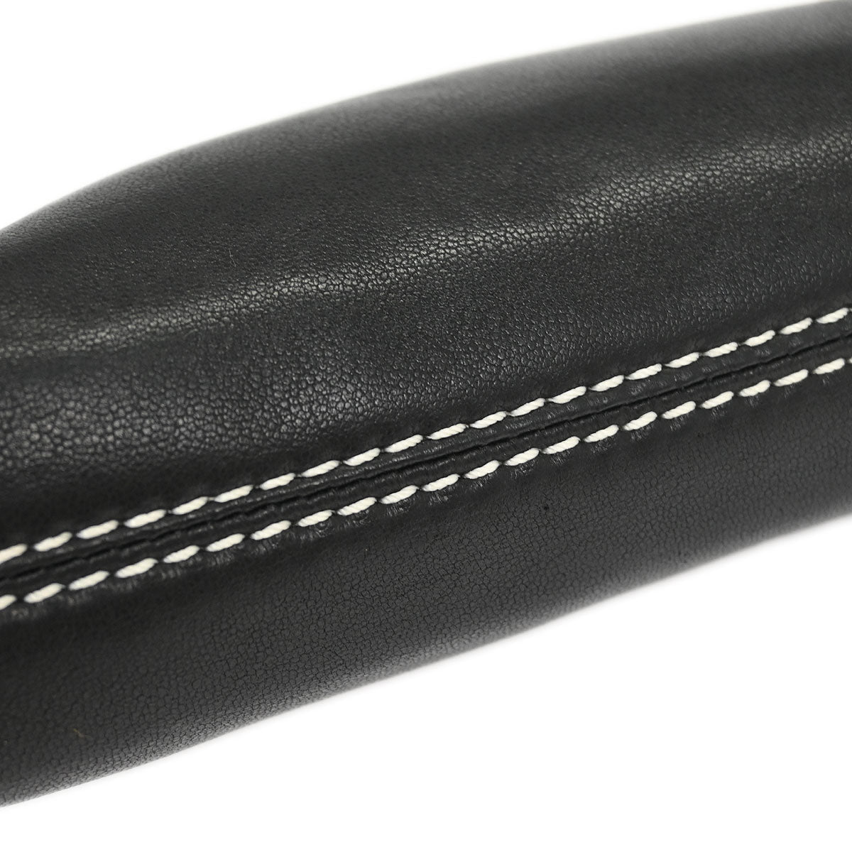 Chanel Black Lambskin Pouch Handbag