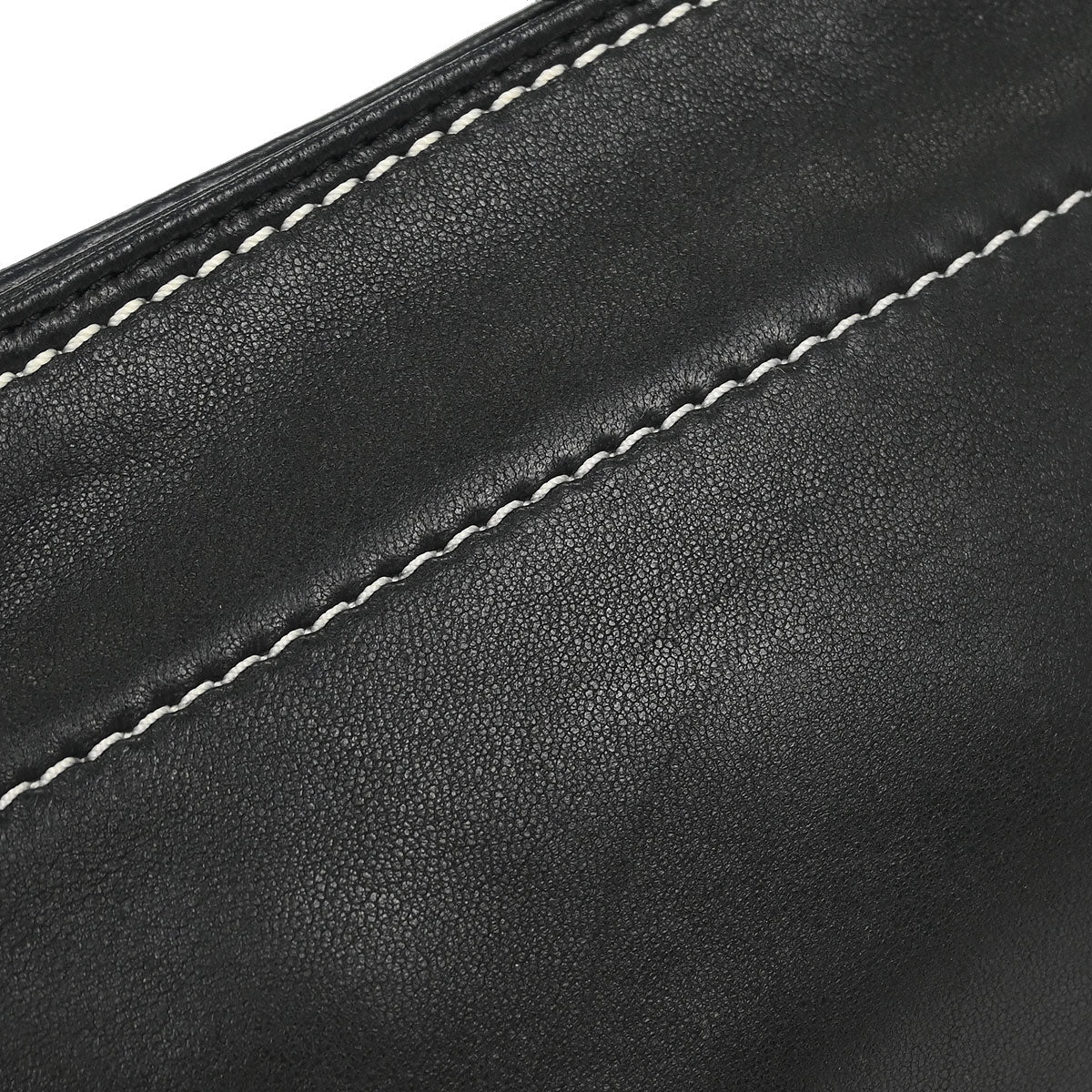 Chanel Black Lambskin Pouch Handbag