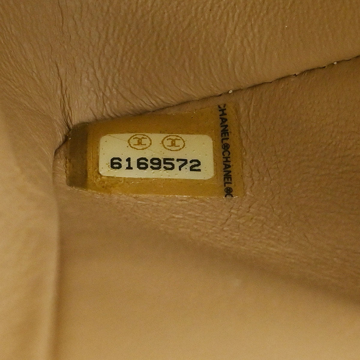 Chanel Beige Caviar Small Classic Double Flap Shoulder Bag