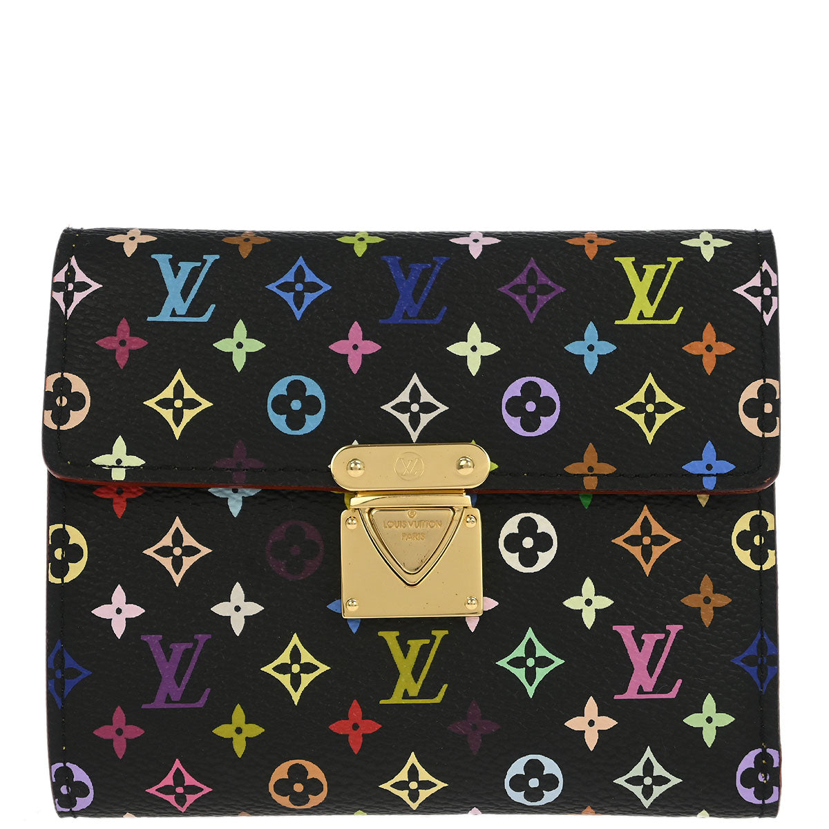Louis Vuitton Black Multicolor Portefeuille Koala Wallet M58015