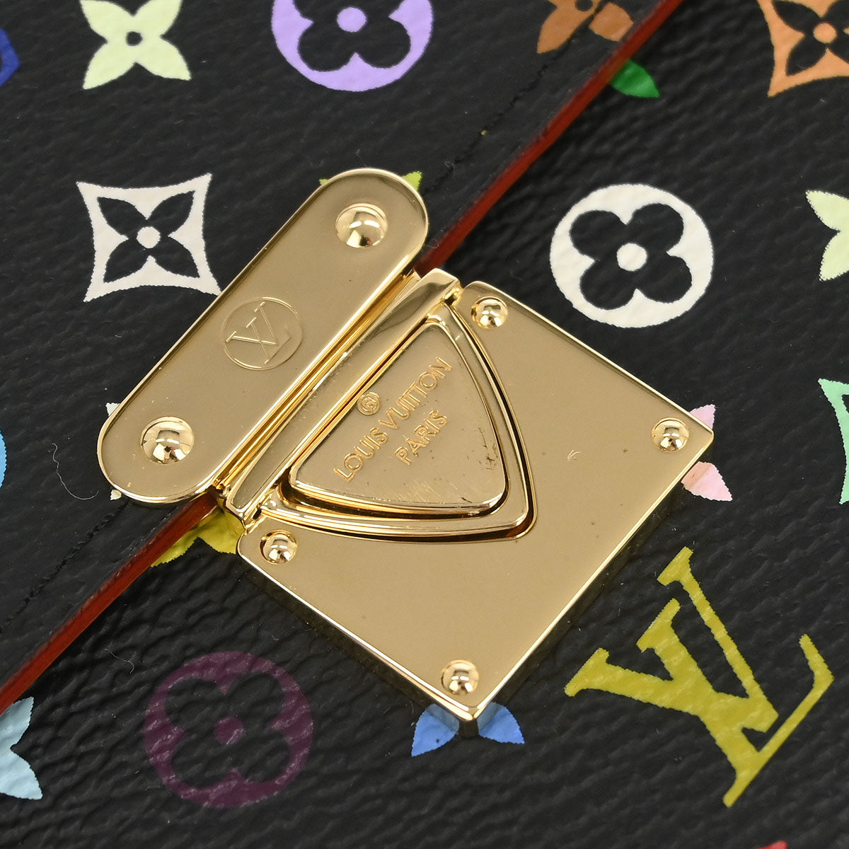 Louis Vuitton Black Multicolor Portefeuille Koala Wallet M58015