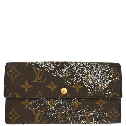 Louis Vuitton Monogram Dentelle Portefeuille Sarah Wallet M95390