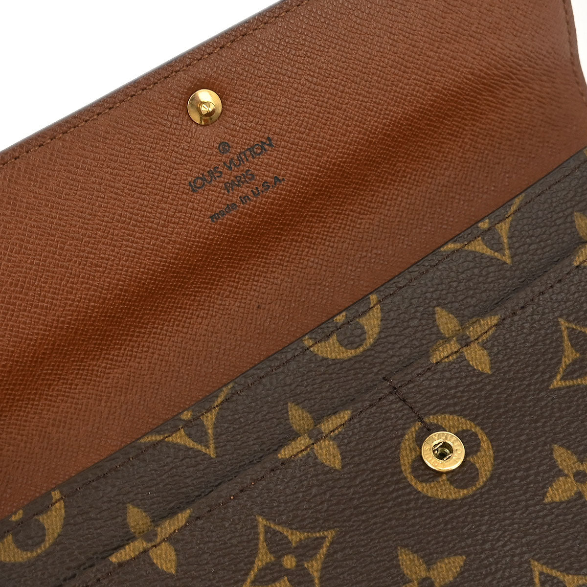 Louis Vuitton Monogram Porte Monnaie Credit Wallet M61726