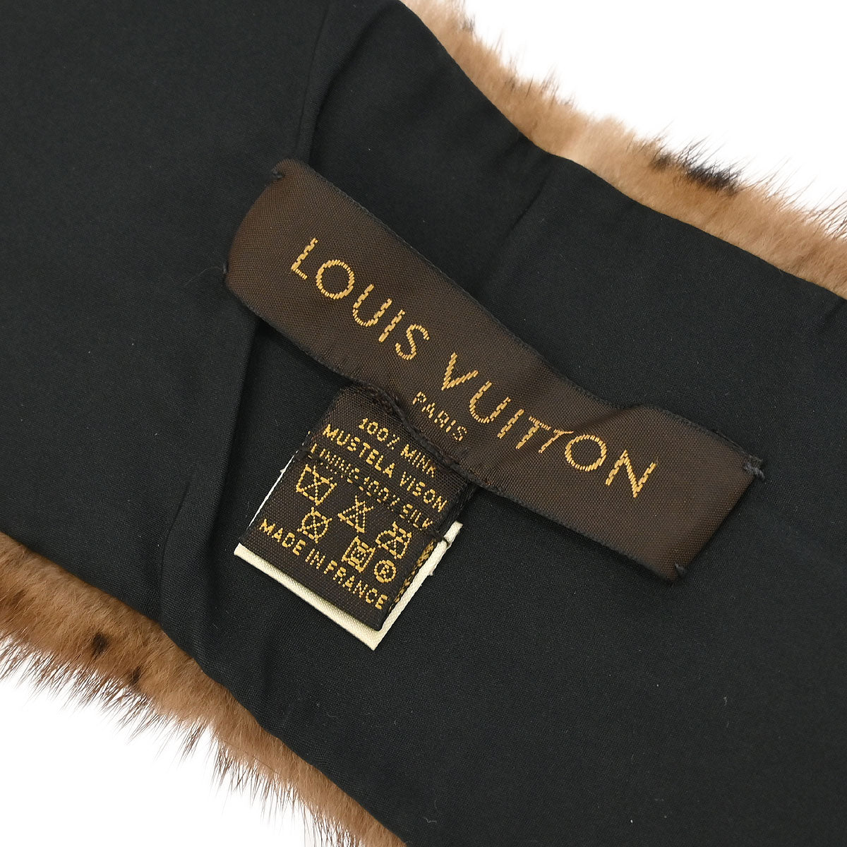 Louis Vuitton Monogram Mink Flower Echarpe Shawl Stole M74259 Small Good
