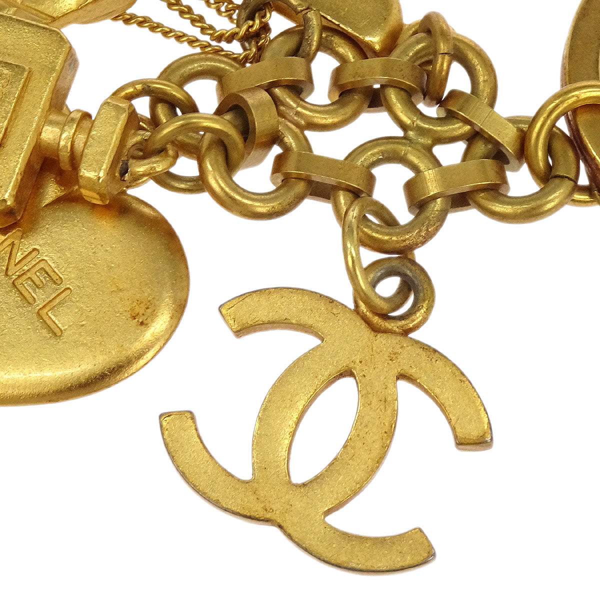 Chanel Gold Key Holder Bag Charm Icon Small Good 95A