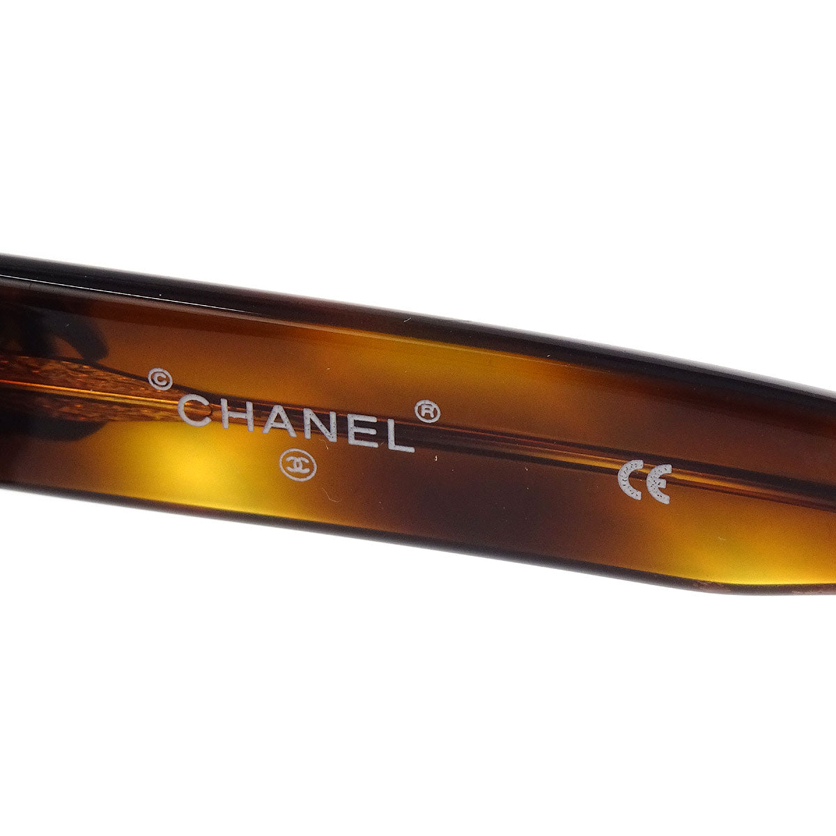 Chanel Sunglasses Eyewear Brown Small Good