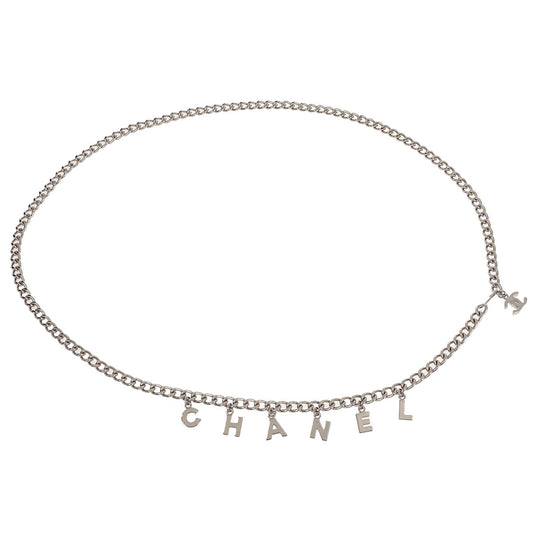 Chanel Charm Chain Belt Silver 04V Small Good